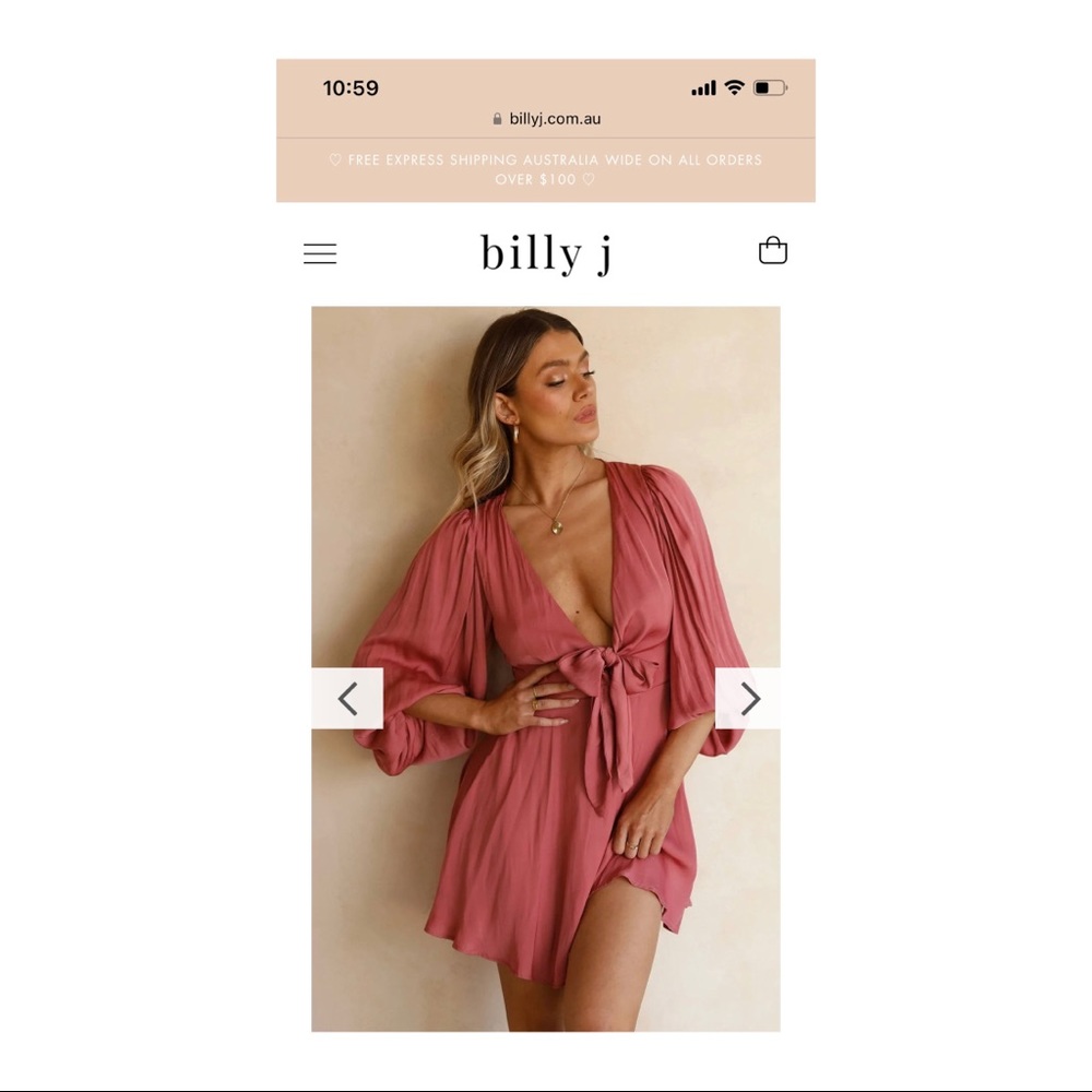 Sola Dress- Rose